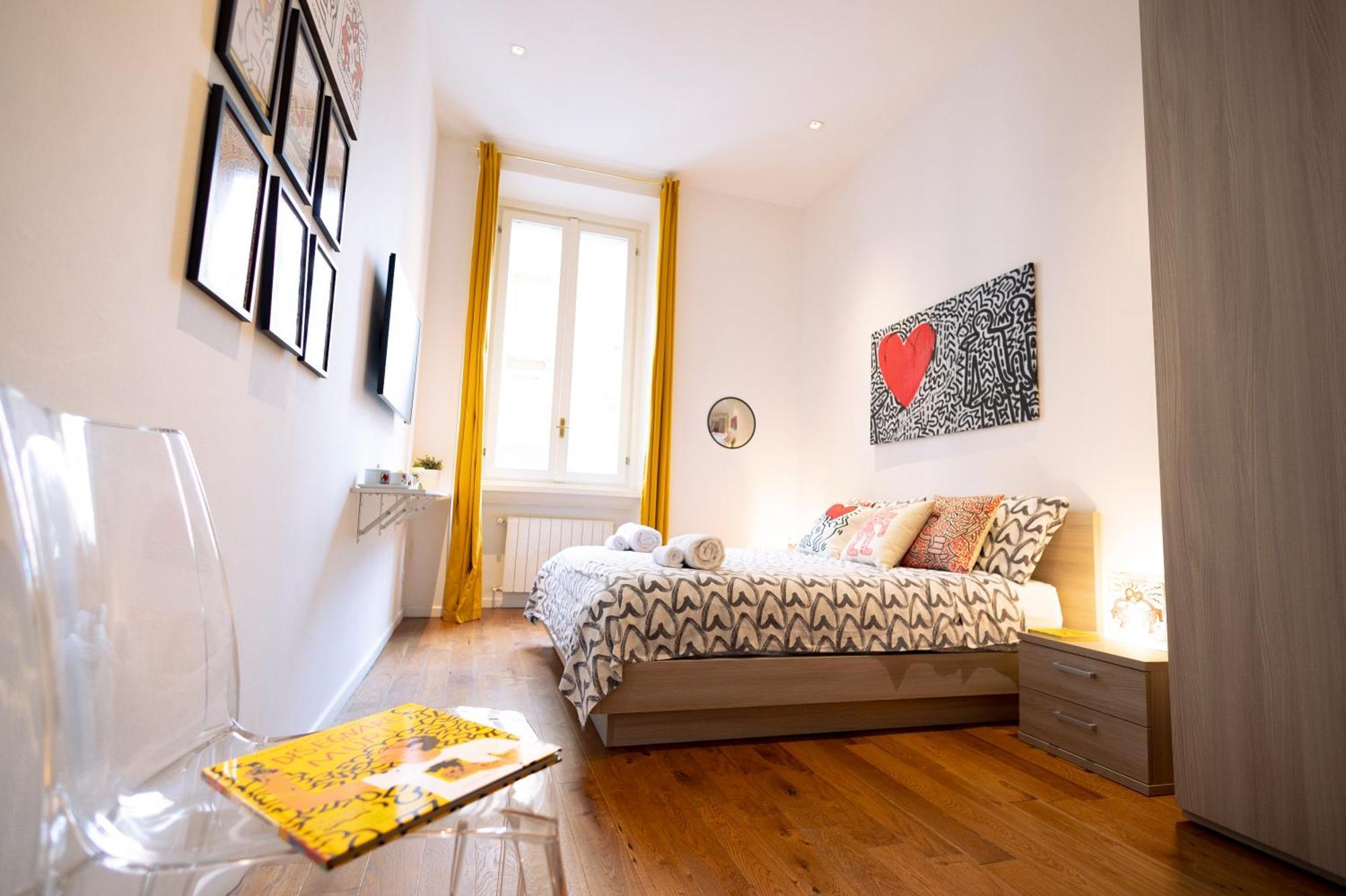 The Keith Haring Room - Private Bedroom Milan Exterior photo
